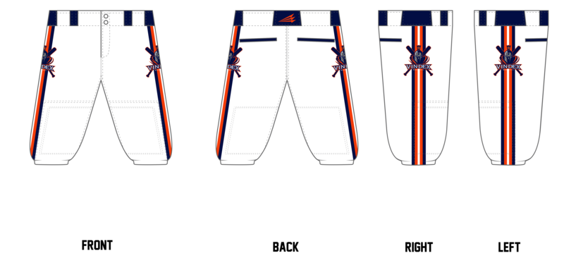 Vindex Custom Knicker Baseball Pant #BP4D
