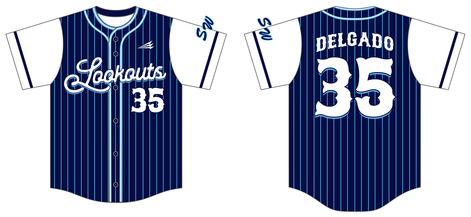 SW Lookouts Custom HexaFLex Baseball Jersey #J6b