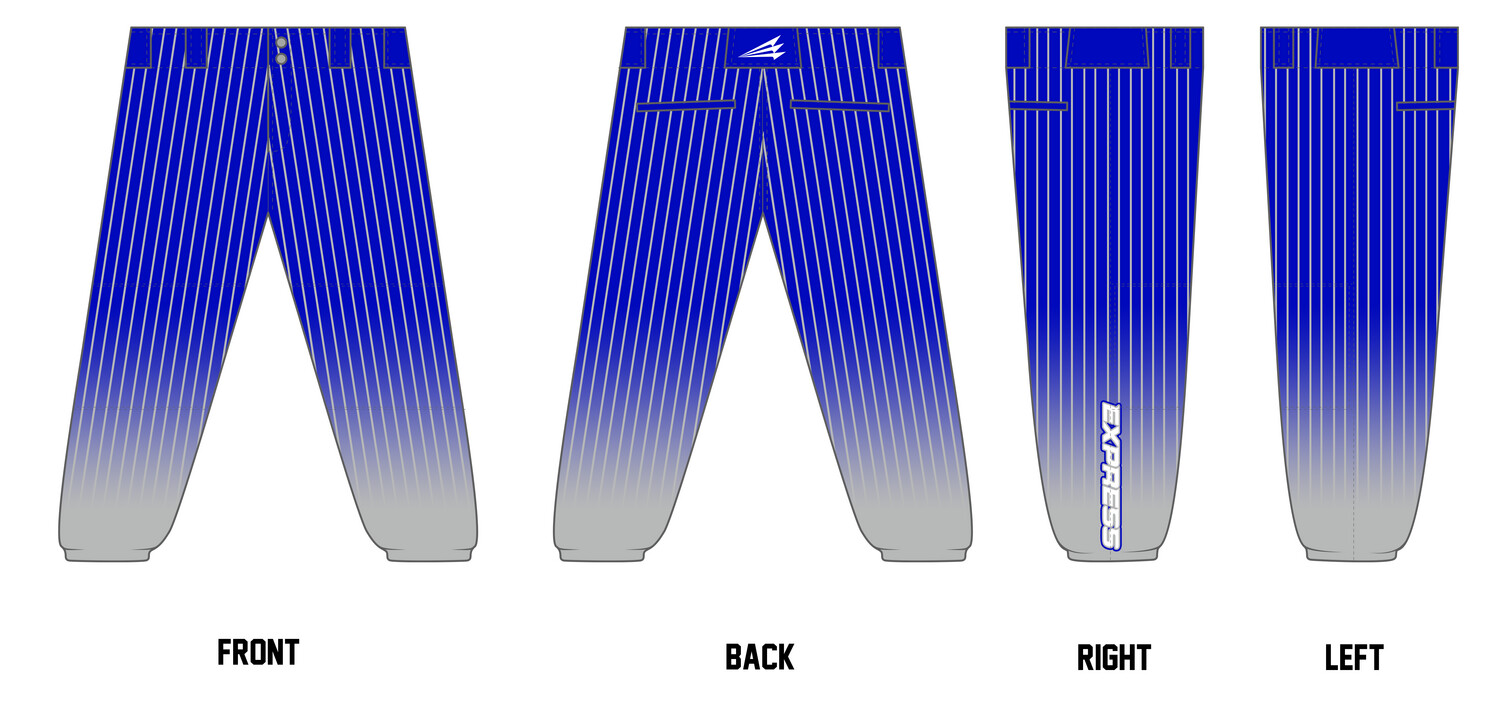 MS Express Stacheman Elite Custom Softball Pants #FP1B