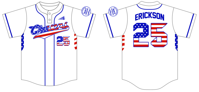 STORM CHASERS Custom NanoDri Baseball Jersey #J7C