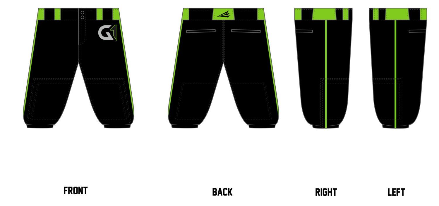 G1 Custom Knicker Baseball Pant #BP3