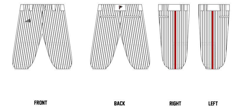 SJ FALCONS Custom Knickers Baseball Pant #BP3C