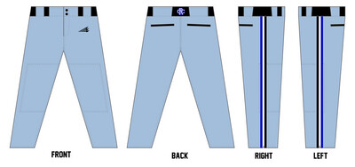 Carlisle Royals Custom ProFit Baseball Pant #BP6
