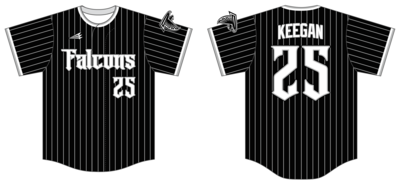 SJ FALCONS Custom HexaFlex Baseball Jersey #J2