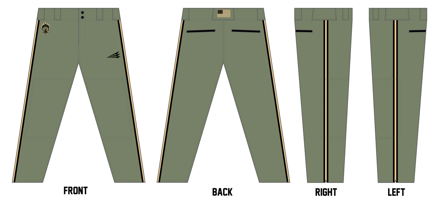314 Apaches Stacheman Elite Custom Pro-Fit Baseball Pants #BP22C
