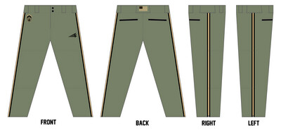 314 Apaches Stacheman Elite Custom Pro-Fit Baseball Pants #BP22C
