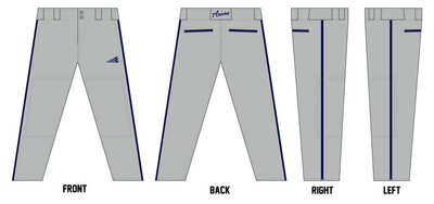 314 Apaches Stacheman Elite Custom Pro-Fit Baseball Pants #BP35C