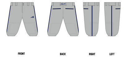 314 Apaches Stacheman Elite Custom Knicker Baseball Pants #BP35B