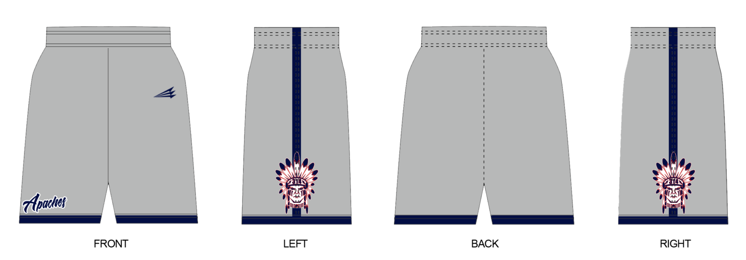 314 Apaches Custom Revolution Pocket Shorts #RV6