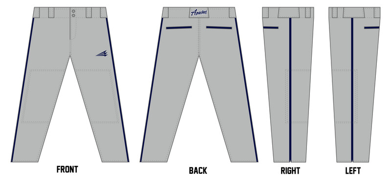 314 Apaches Stacheman Elite Custom Long Baseball Pants #BP35A