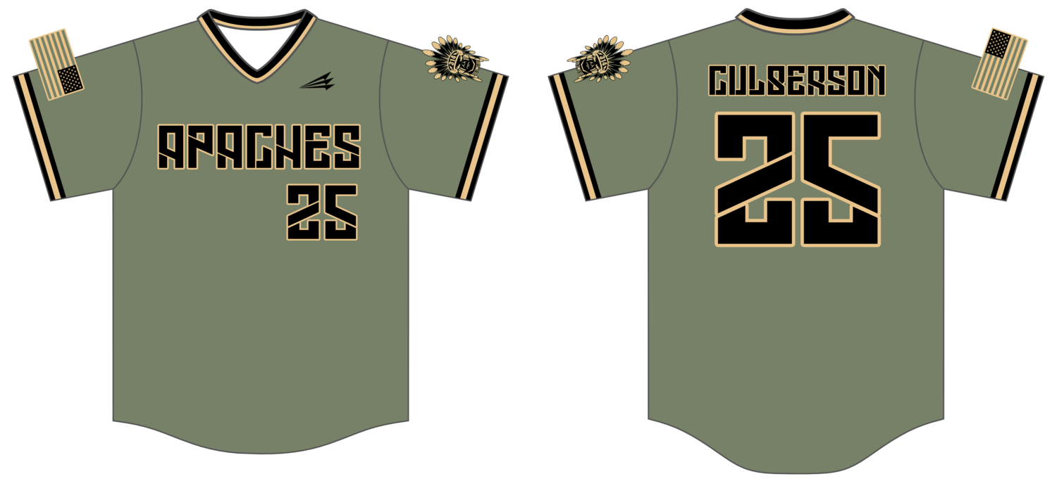 314 Apaches Custom Hexaflex Baseball Jersey #J22