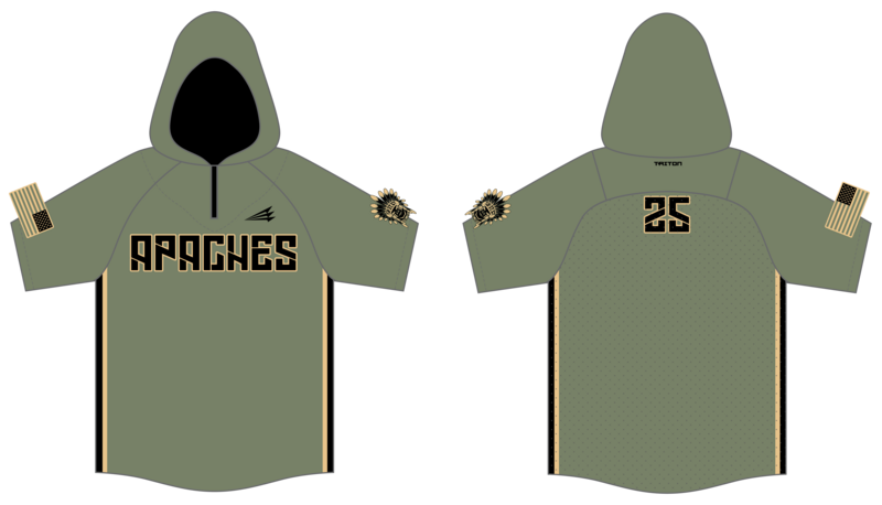314 Apaches Custom Batting Practice Jacket #BPJ8