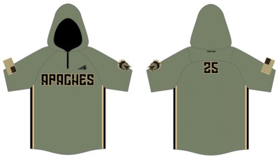 314 Apaches Custom Batting Practice Jacket #BPJ8