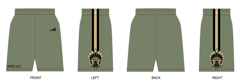 314 Apaches Custom Revolution Pocket Shorts #RV5