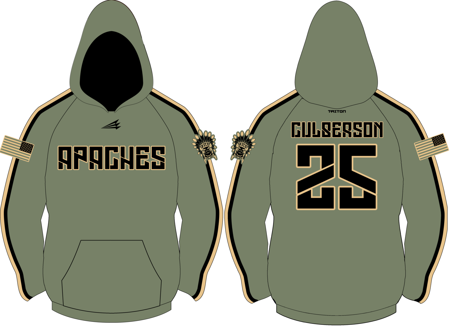 314 Apaches Custom Vulcan Hoodie #VH8