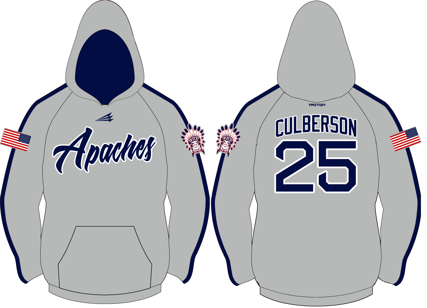 314 Apaches Custom Vulcan Hoodie #VH9