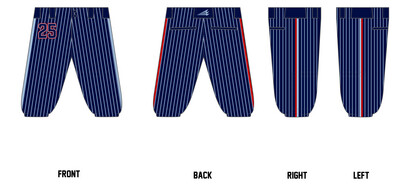 Tombigbee Tribe Stacheman Elite Custom Knicker Baseball Pants #BP27