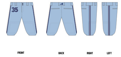 Tombigbee Tribe Stacheman Elite Custom Knicker Baseball Pants #BP29