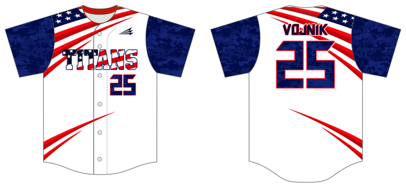 Titans Custom NanoDri Baseball Jersey #J4C