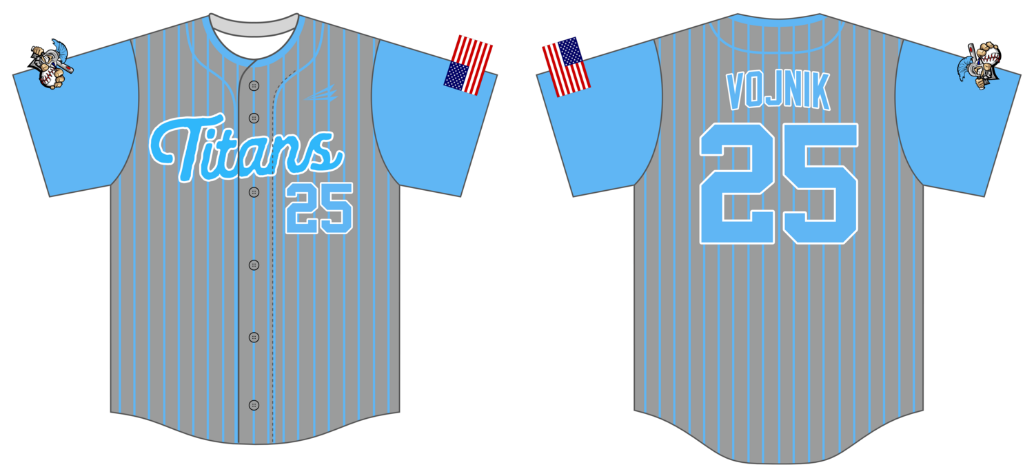 Titans Custom NanoDri Baseball Jersey #J2C