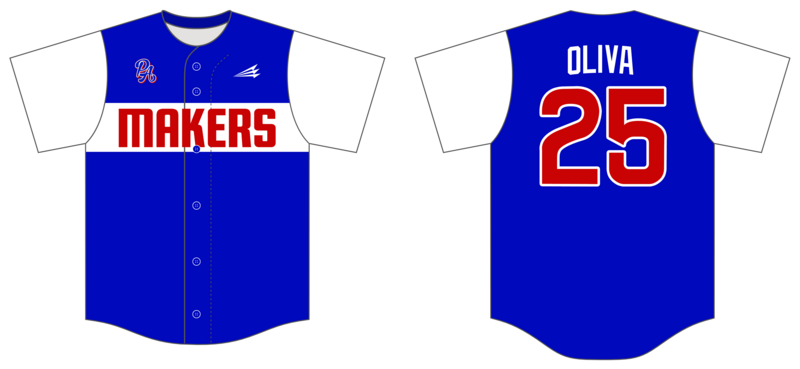 PA Playmakers Custom Hexaflex Baseball Jersey #J19D