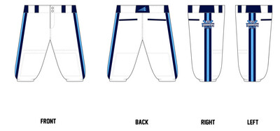 931 Hammers Stacheman Elite Custom Knicker Baseball Pants #BP3B