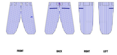 PA Playmakers Stacheman Elite Custom Knicker Baseball Pants #BP18B