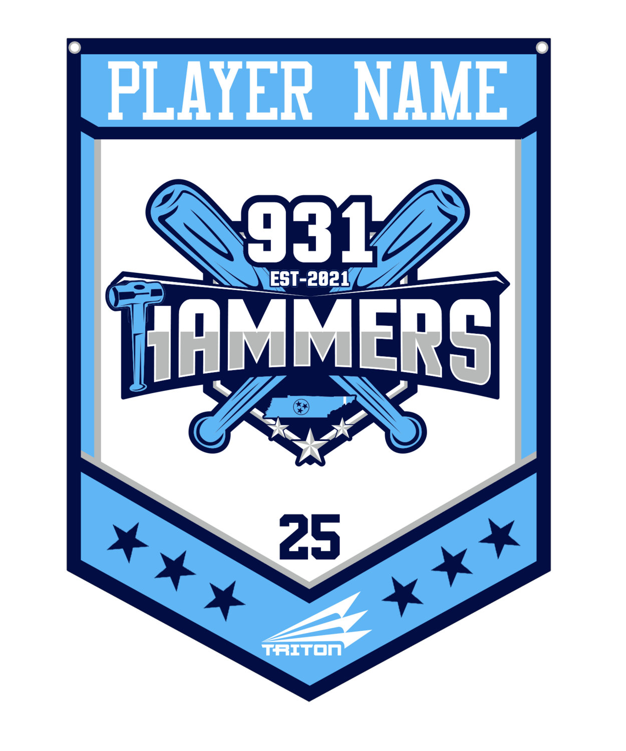 931 Hammers Custom Banner #CB1