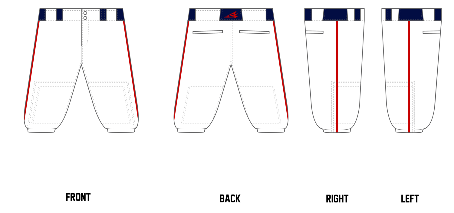 1 TEMPLATE Custom FIT Baseball Pant #BPX