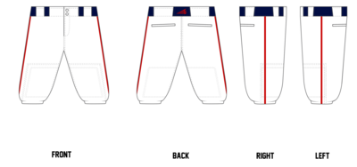 Montgomery Zags Custom Knicker Baseball Pant #BP1C