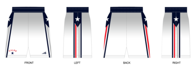 Valpo Stars Custom Revolution Pocket Shorts #RV1