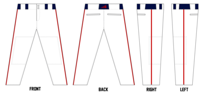 Montgomery Zags Custom Relaxed Baseball Pant #BP1