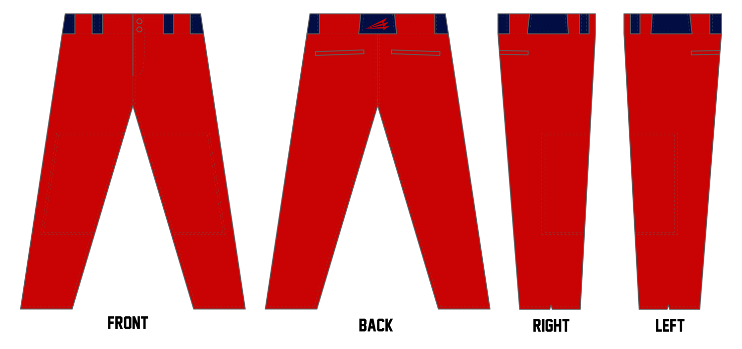Montgomery Zags Custom Relaxed Baseball Pant #BP1B