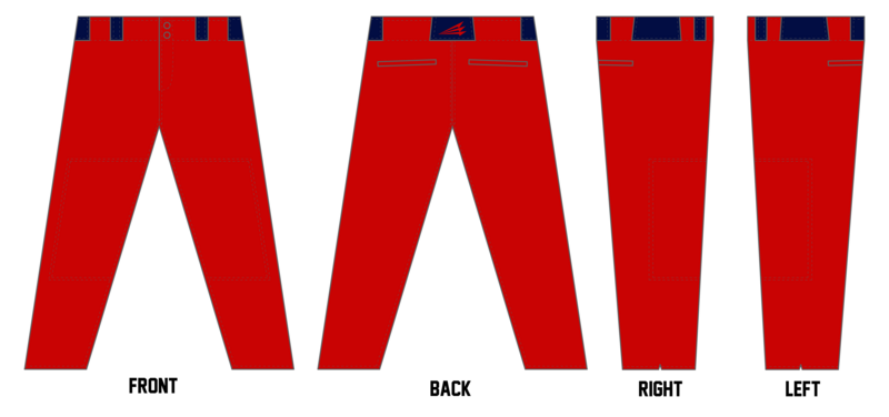 Montgomery Zags Custom Relaxed Baseball Pant #BP1B