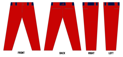 Montgomery Zags Custom Relaxed Baseball Pant #BP1B