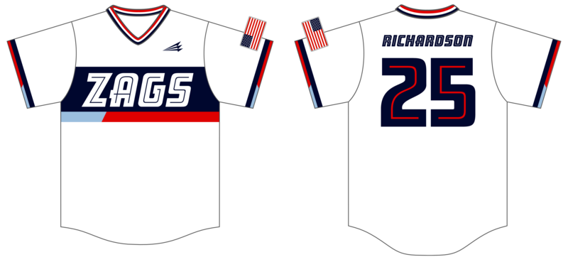 Montgomery Zags Custom HexaFlex Baseball Jersey #J4