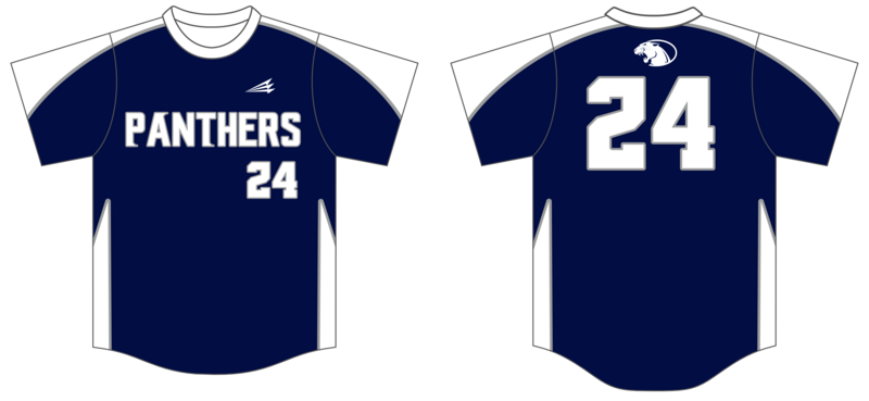 Amherst Panthers Custom NanoDri Baseball Jersey #J6B