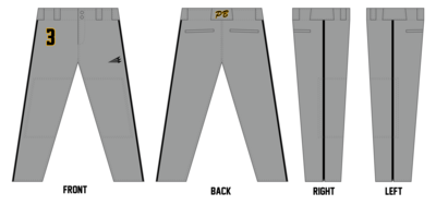 Prodigy Baseball Miami Stacheman Elite Custom Long Baseball Pants #BP10A