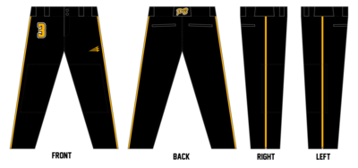Prodigy Baseball Miami Stacheman Elite Custom Long Baseball Pants #BP9A