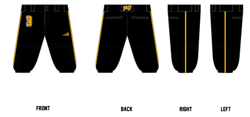 Prodigy Baseball Miami Stacheman Elite Custom Knicker Baseball Pants #BP9B