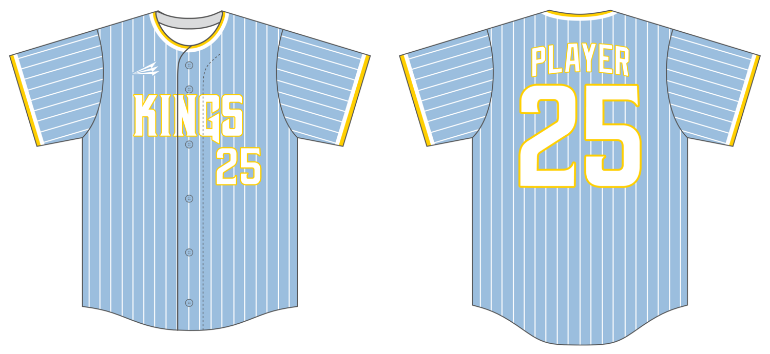 Indiana Kings Custom NanoDri Baseball Jersey #J4B