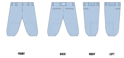 Indiana Kings Custom Knicker Baseball Pant #BP4
