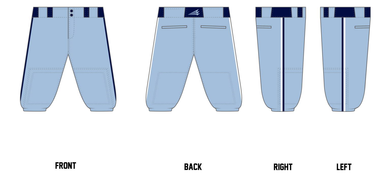 Norfolk County Mariners Custom Knicker Baseball Pant #BP1B