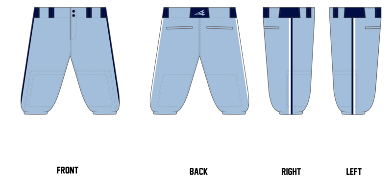 Norfolk County Mariners Custom Knicker Baseball Pant #BP1B