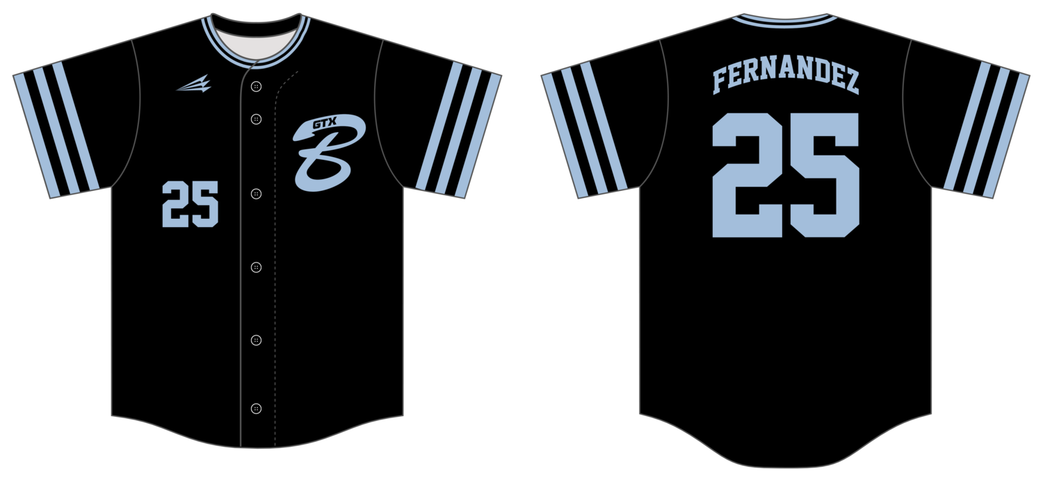 GTX Bombers Custom HexaFLex Baseball Jersey #J4