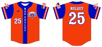 Newton War Eagles Custom HexaFlex Baseball Jersey #J10c