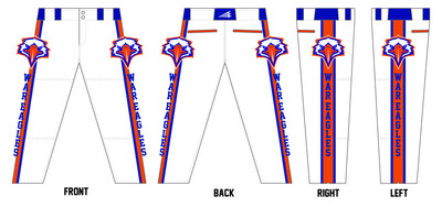 Newton War Eagles Custom Relaxed Baseball Pant #BP7c