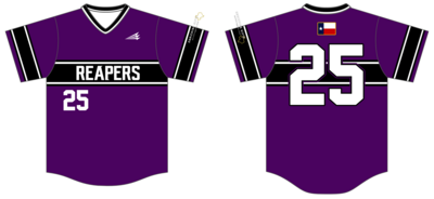 Texas Reapers Custom HexaFlex Baseball Jersey #J1b