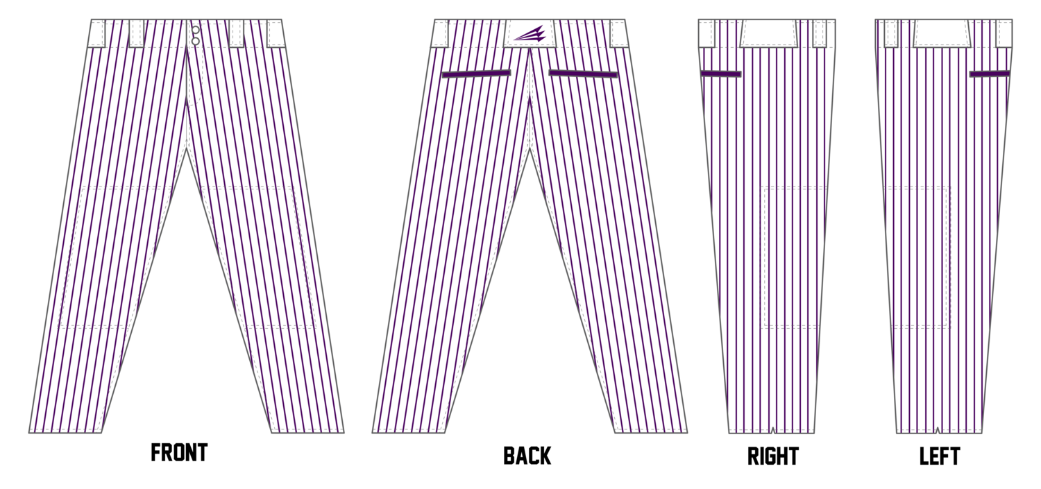 DC Vipers Custom Relaxed Baseball Pant #BP10a