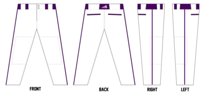 DC Vipers Custom Relaxed Baseball Pant #BP11b